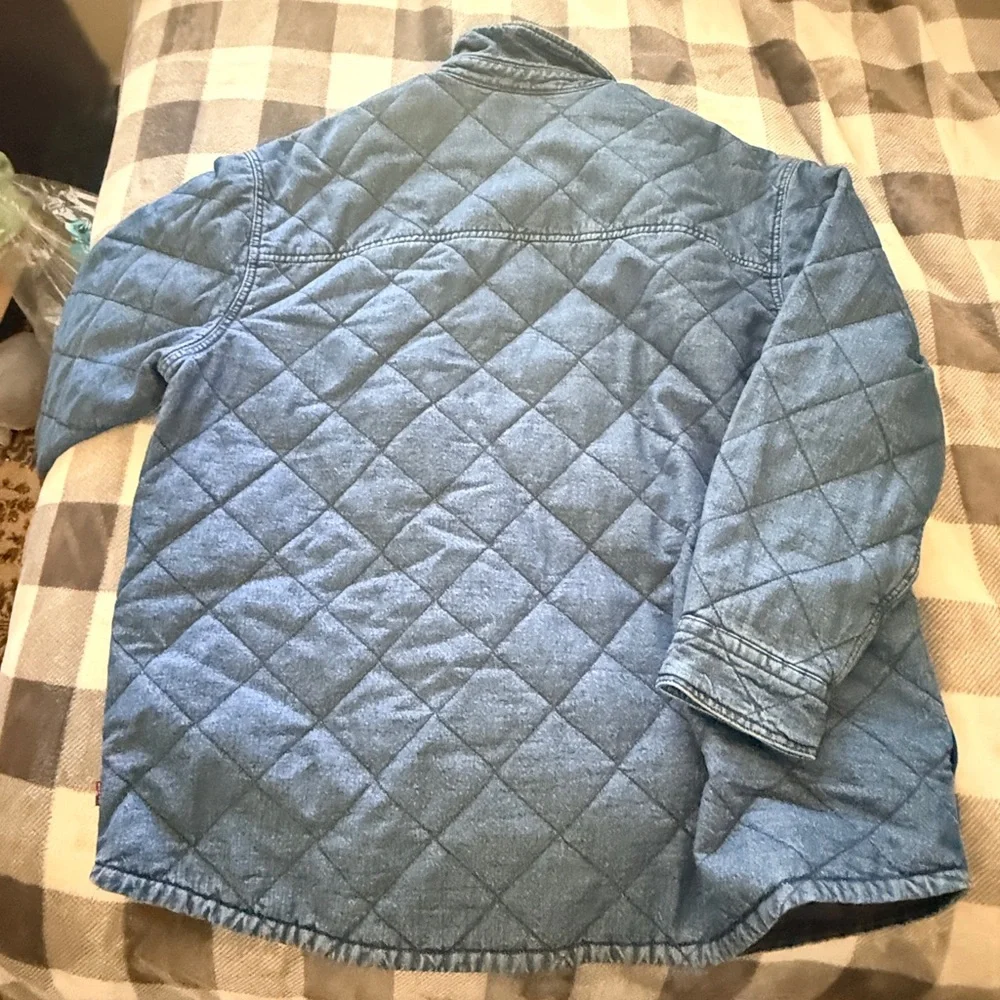 Levi's Quilted Denim Jacket - Blue - Picture 7 of 10